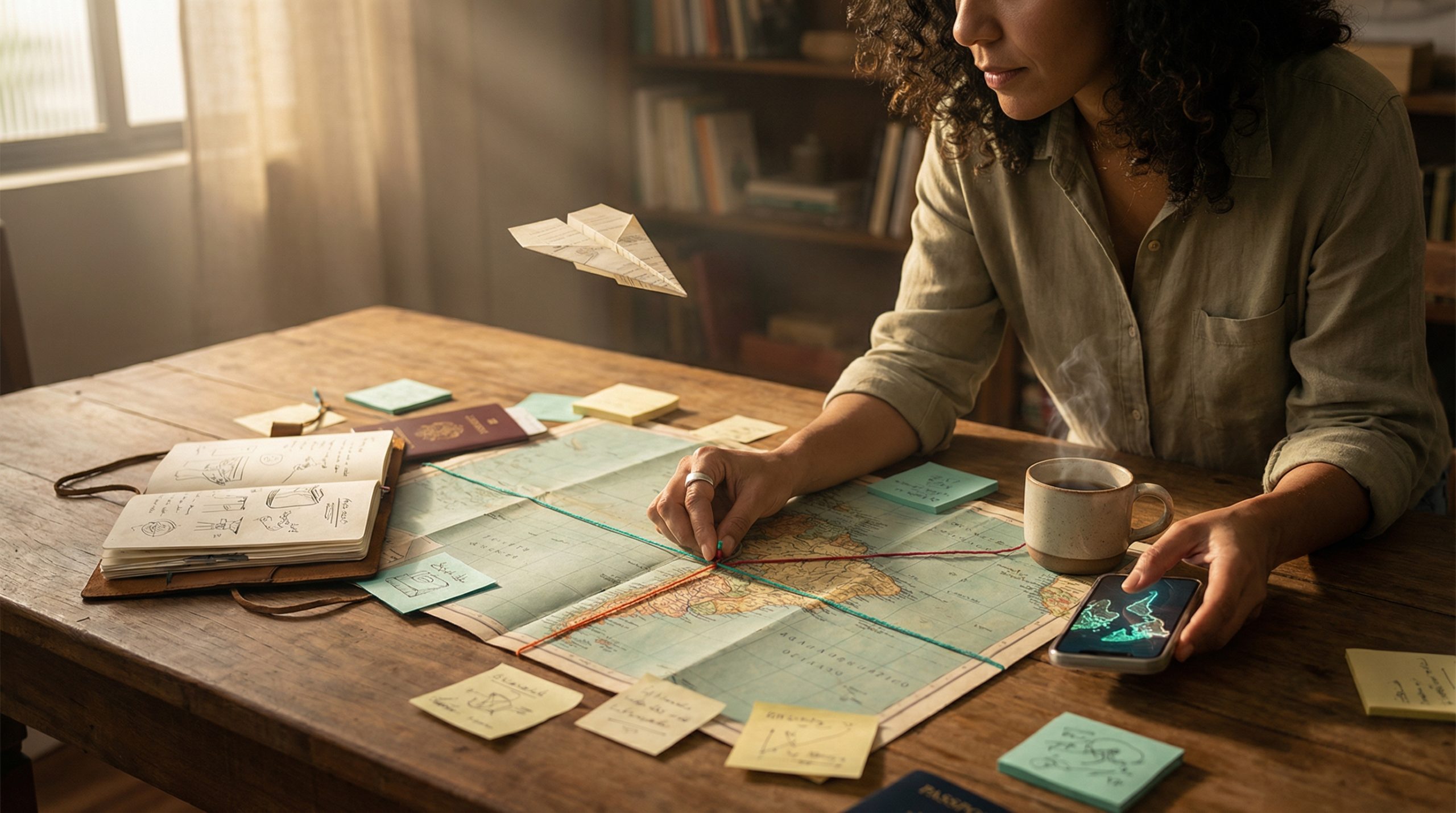 Planejar a Viagem exige folga para mudanças de rota