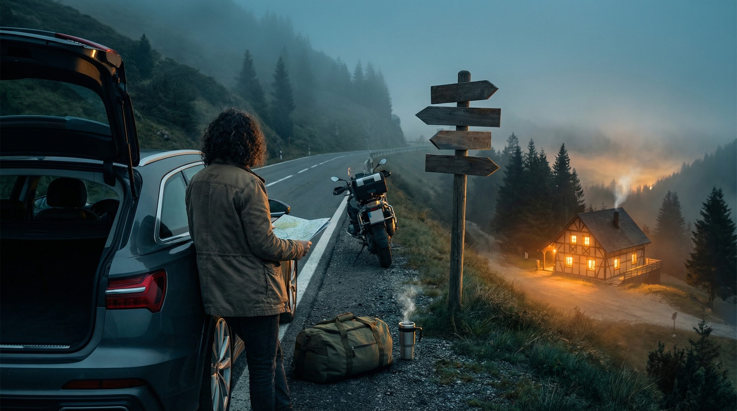 Madrugada requer estratégia de Hospedagem na Rota