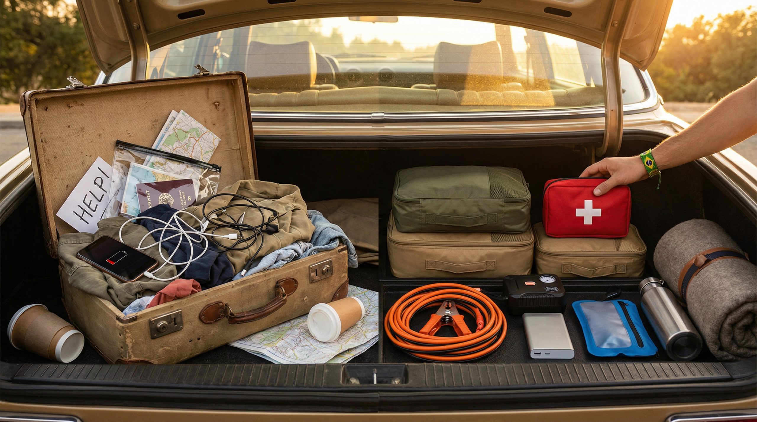 Mala Pedindo Socorro? Use Checklist e Itens